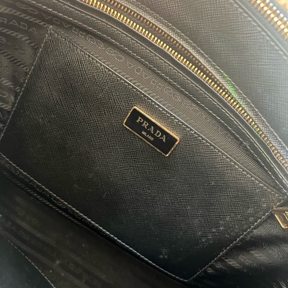 Authentic Prada black and gold Saffiano tote bag with tags,receipt and box โจ๐ - Picture 12 of 16